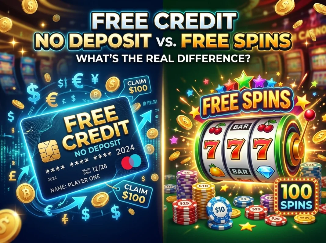 Free Credit No Deposit vs. Free Spins: What's the Real Difference?