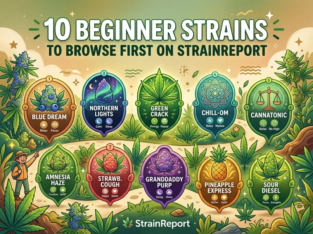 10 Beginner Strains to Browse First on StrainReport