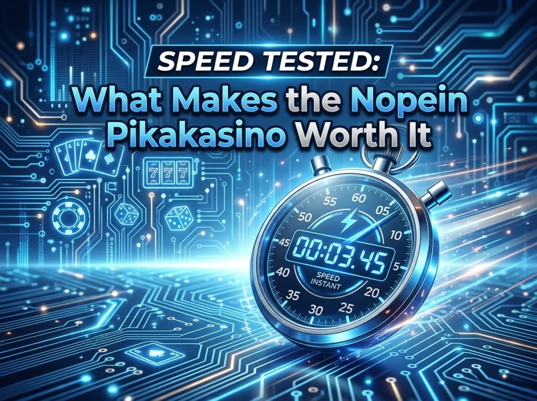 Speed Tested: What Makes the Nopein Pikakasino Worth It